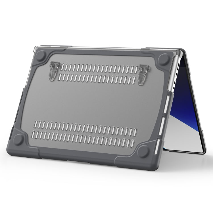 TPU + PC Two Color Laptop Protective Case For MacBook Pro 14.2 inch A2442 2021(Grey)