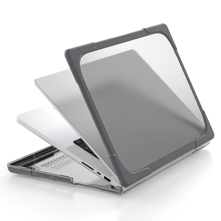 TPU + PC Two Color Laptop Protective Case For MacBook Pro 14.2 inch A2442 2021(Grey)