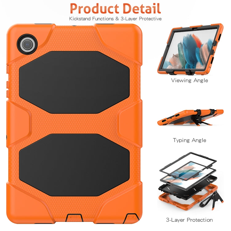 Colorful Silicon + PC Tablet Case, For Samsung Galaxy Tab A8 10.5 2021 X200 / X205