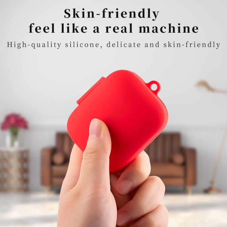Silicone Earphone Protective Case with Hook, For Boat Airdopes 381, For Boat Airdopes 402, For Boat Airdopes 441, For OnePlus Buds Pro