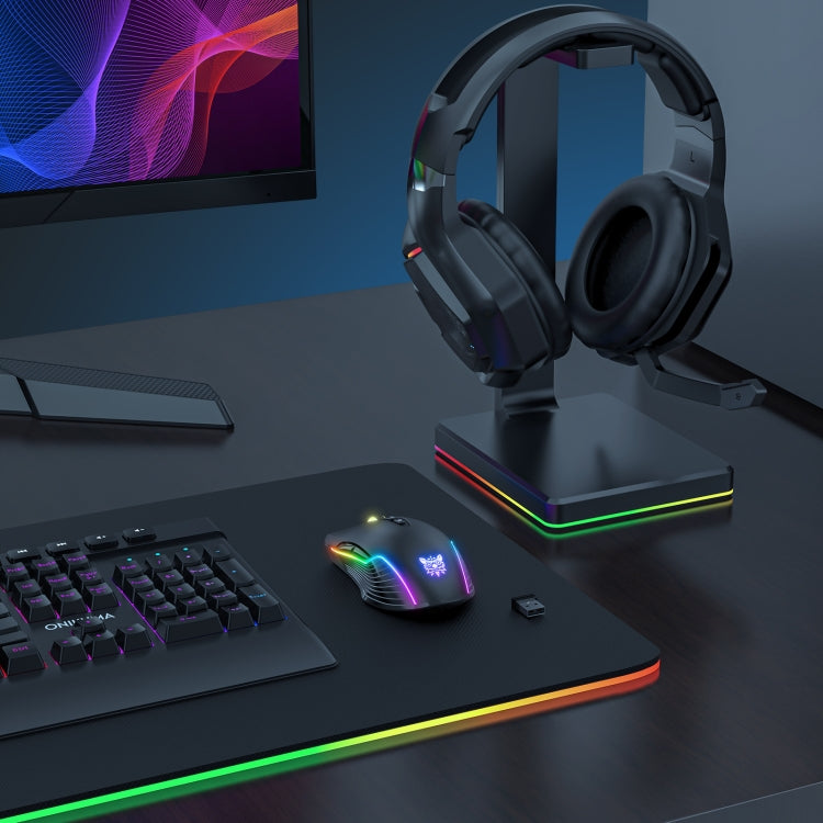 ONIKUMA CW905 2.4G RGB Lighting Wireless Mouse(Black)