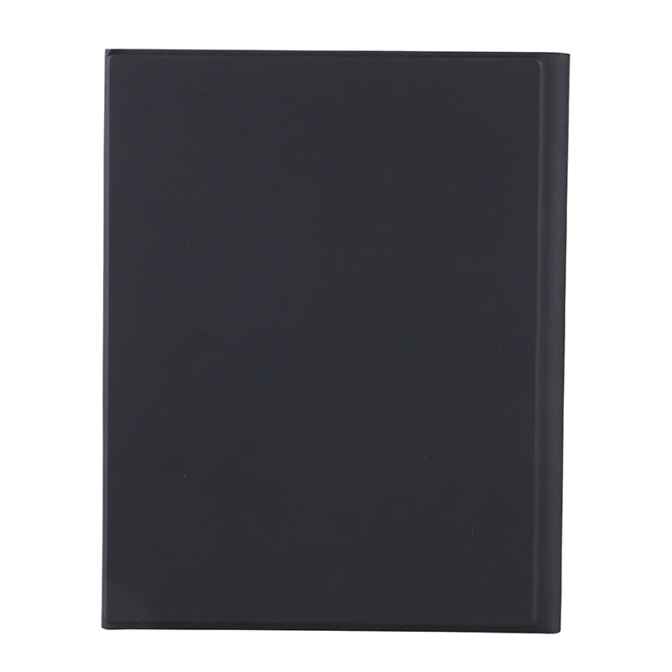 T098B Candy Color Skin Feel Texture Bluetooth Keyboard Leather Case with Pen Holder For iPad Air 4 10.9 2020 / Air 5 10.9 2022 (Black)