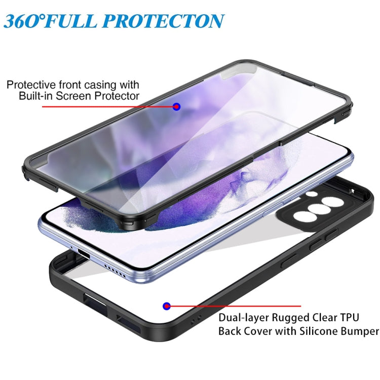 For Samsung Galaxy S22 5G Acrylic + TPU 360 Degrees Full Coverage Shockproof Phone Case(Purple)
