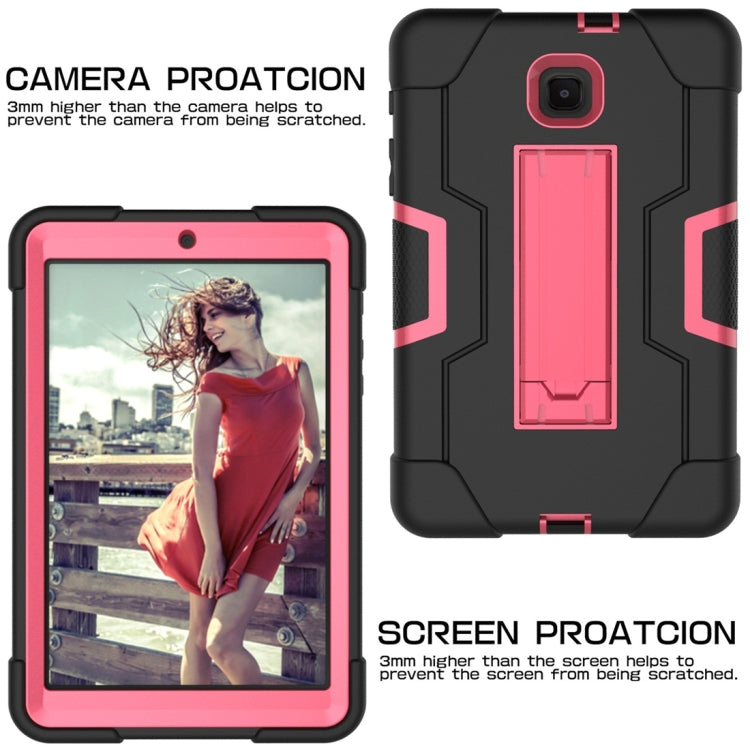 Contrast Color Silicone + PC Combination Case with Holder, For Galaxy Tab A 8.0 (2018) T387, For Galaxy Tab A 8.0 (2019) T290