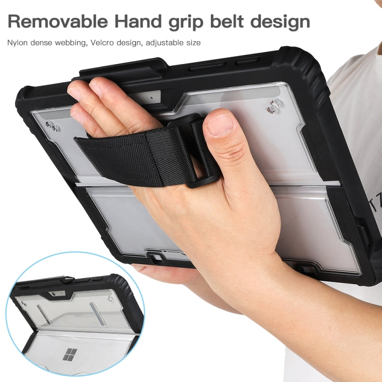 For MicroSoft Surface Pro 4 / 5 / 6 / 7 / 7+ Acrylic Transparent Hand Strap Laptop Case