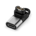 For Garmin Micro Female Watch Charging Adapter(Grey)