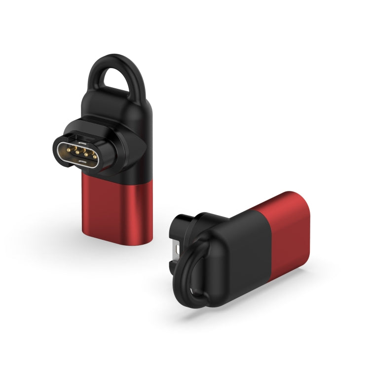 For Garmin 8 Pin Female Watch Charging Adapter(Red)