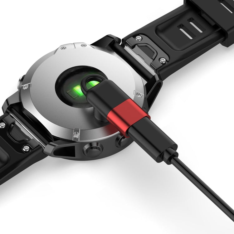 For Garmin 8 Pin Female Watch Charging Adapter(Red)