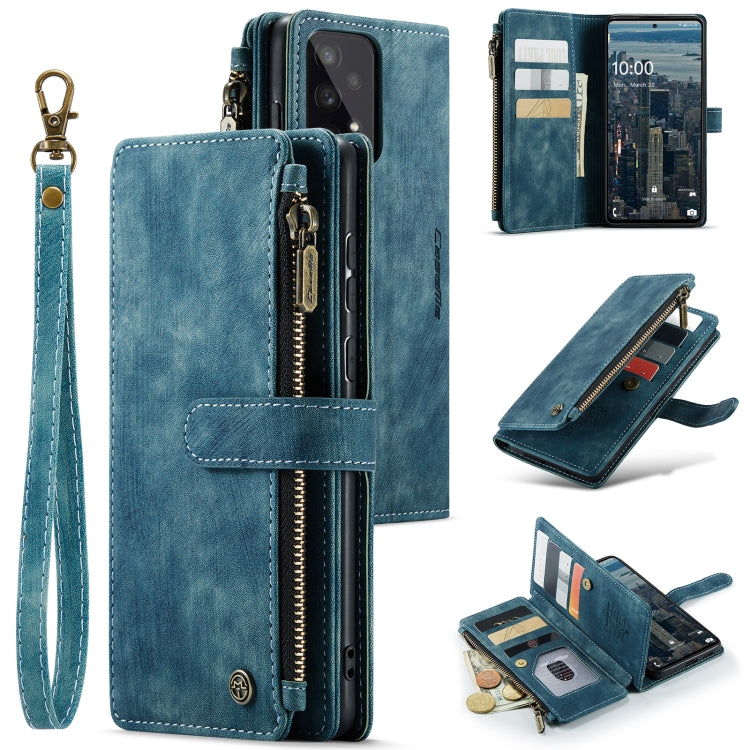 CaseMe C30 Multifunctional Phone Leather Case with Holder & Card Slot & Wallet, For Samsung Galaxy A53 5G