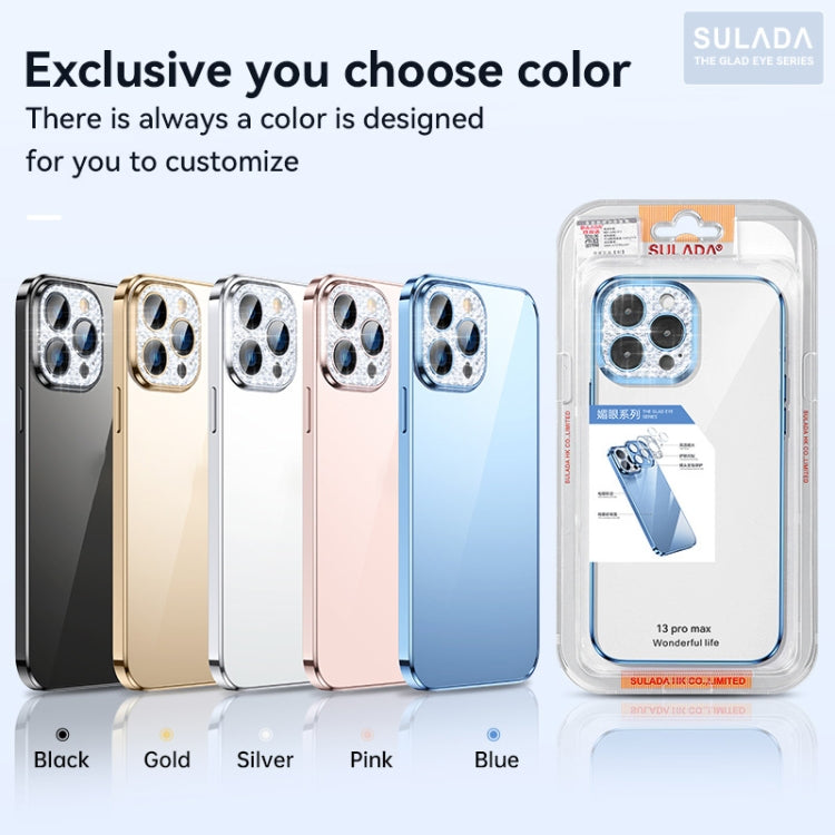 SULADA Diamond Lens Protector Plated Frosted Case, For iPhone 12 Pro Max, For iPhone 11, For iPhone 11 Pro Max
