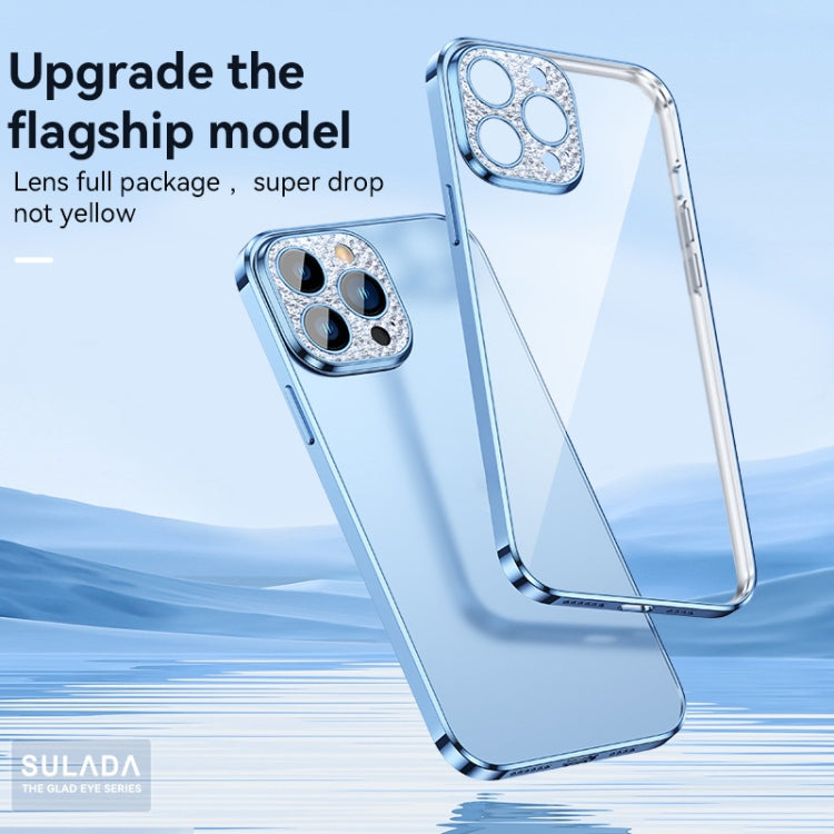 SULADA Diamond Lens Protector Plated Frosted Case, For iPhone 12 Pro Max, For iPhone 11, For iPhone 11 Pro Max