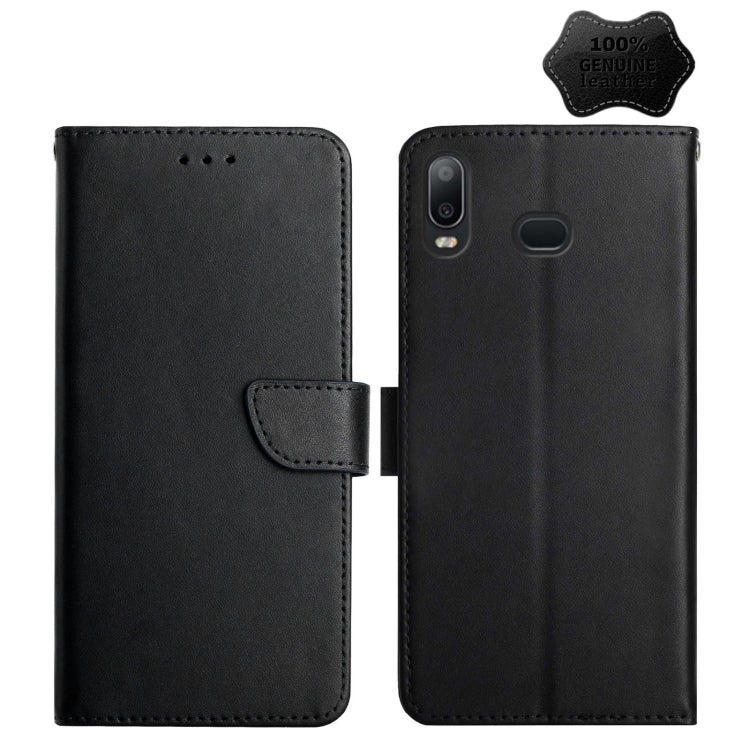Genuine Leather Fingerprint-proof Horizontal Flip Phone Case, For Samsung Galaxy A10s, For Samsung Galaxy A12, For Samsung Galaxy A13 5G, For Samsung Galaxy A20 / A30, For Samsung Galaxy A20e, For Samsung Galaxy A20s, For Samsung Galaxy A21            ...