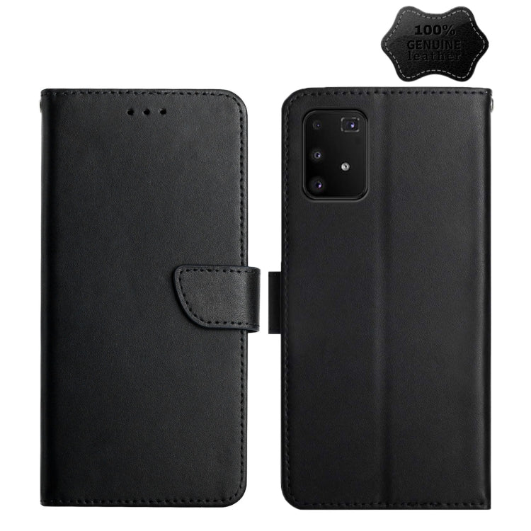 Genuine Leather Fingerprint-proof Horizontal Flip Phone Case, For Samsung Galaxy A91, For Samsung Galaxy F52 5G, For Samsung Galaxy J2 Prime, For Samsung Galaxy M10 / A10, For Samsung Galaxy M21 / M30s, For Samsung Galaxy M31, For Samsung Galaxy M51   ...