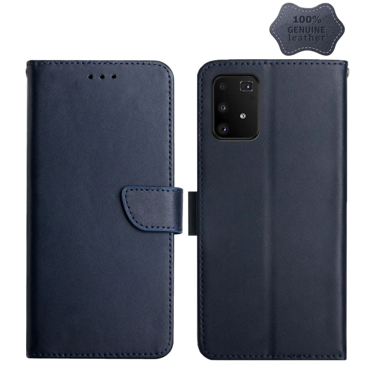 Genuine Leather Fingerprint-proof Horizontal Flip Phone Case, For Samsung Galaxy A91, For Samsung Galaxy F52 5G, For Samsung Galaxy J2 Prime, For Samsung Galaxy M10 / A10, For Samsung Galaxy M21 / M30s, For Samsung Galaxy M31, For Samsung Galaxy M51   ...
