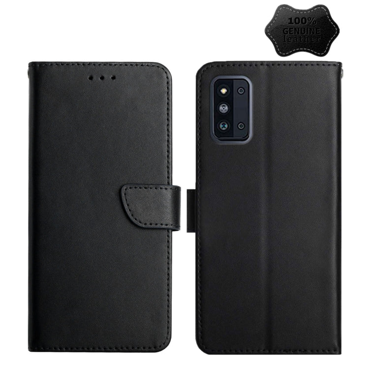 Genuine Leather Fingerprint-proof Horizontal Flip Phone Case, For Samsung Galaxy A91, For Samsung Galaxy F52 5G, For Samsung Galaxy J2 Prime, For Samsung Galaxy M10 / A10, For Samsung Galaxy M21 / M30s, For Samsung Galaxy M31, For Samsung Galaxy M51   ...