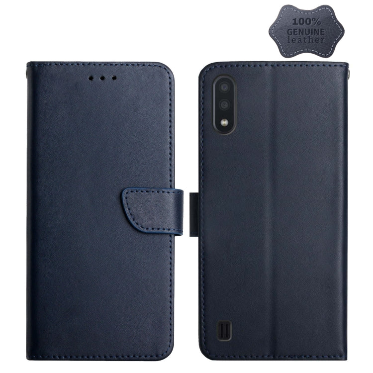 Genuine Leather Fingerprint-proof Horizontal Flip Phone Case, For Samsung Galaxy A91, For Samsung Galaxy F52 5G, For Samsung Galaxy J2 Prime, For Samsung Galaxy M10 / A10, For Samsung Galaxy M21 / M30s, For Samsung Galaxy M31, For Samsung Galaxy M51   ...