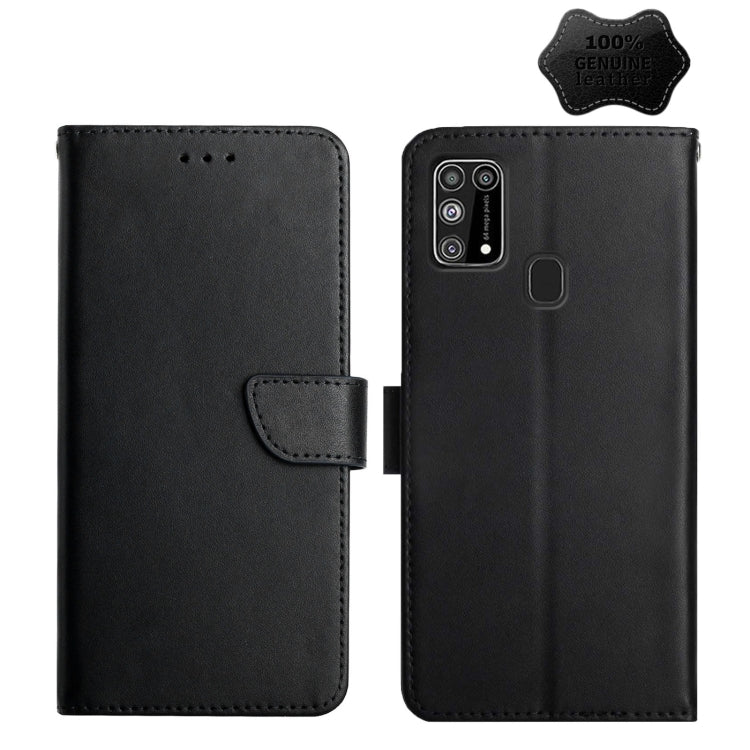 Genuine Leather Fingerprint-proof Horizontal Flip Phone Case, For Samsung Galaxy A91, For Samsung Galaxy F52 5G, For Samsung Galaxy J2 Prime, For Samsung Galaxy M10 / A10, For Samsung Galaxy M21 / M30s, For Samsung Galaxy M31, For Samsung Galaxy M51   ...