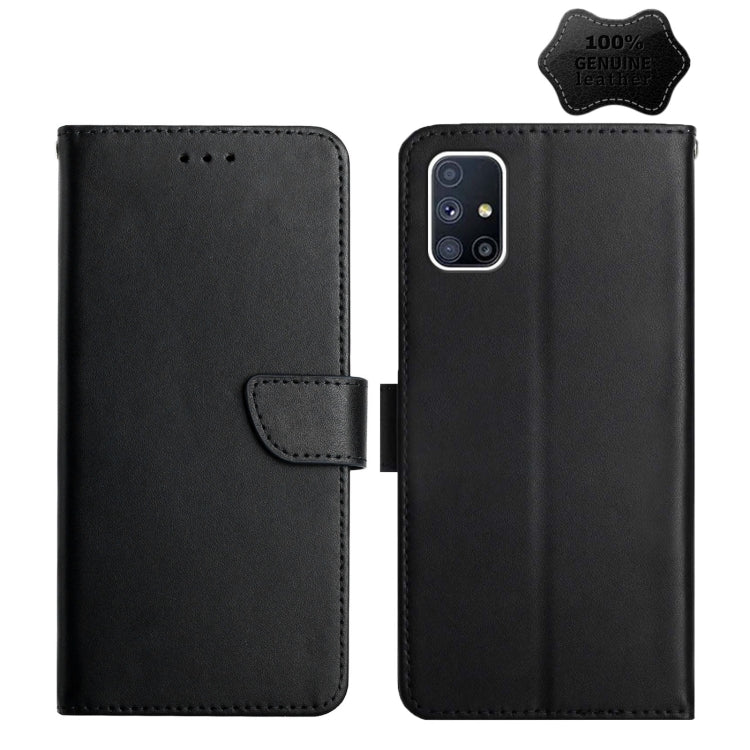 Genuine Leather Fingerprint-proof Horizontal Flip Phone Case, For Samsung Galaxy A91, For Samsung Galaxy F52 5G, For Samsung Galaxy J2 Prime, For Samsung Galaxy M10 / A10, For Samsung Galaxy M21 / M30s, For Samsung Galaxy M31, For Samsung Galaxy M51   ...