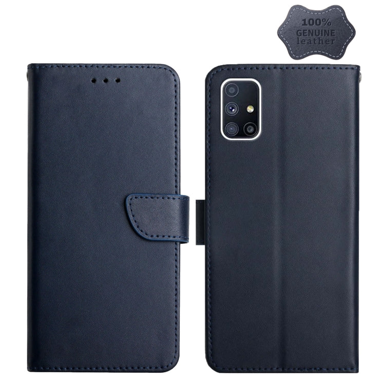 Genuine Leather Fingerprint-proof Horizontal Flip Phone Case, For Samsung Galaxy A91, For Samsung Galaxy F52 5G, For Samsung Galaxy J2 Prime, For Samsung Galaxy M10 / A10, For Samsung Galaxy M21 / M30s, For Samsung Galaxy M31, For Samsung Galaxy M51   ...