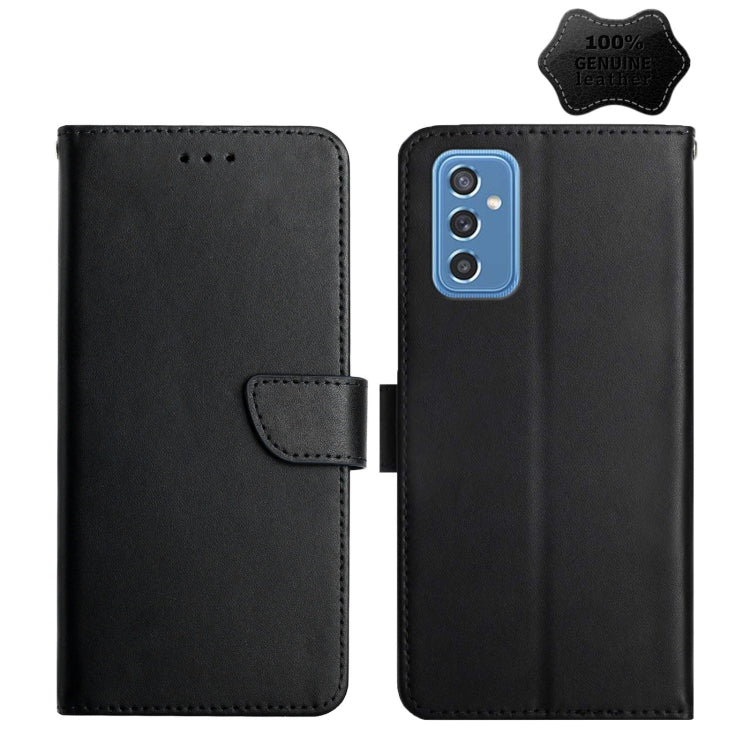 Genuine Leather Fingerprint-proof Horizontal Flip Phone Case, For Samsung Galaxy A91, For Samsung Galaxy F52 5G, For Samsung Galaxy J2 Prime, For Samsung Galaxy M10 / A10, For Samsung Galaxy M21 / M30s, For Samsung Galaxy M31, For Samsung Galaxy M51   ...