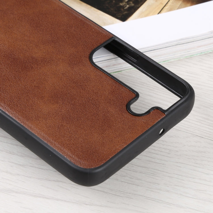 SULADA Shockproof TPU + Handmade Leather Phone Case, For Samsung Galaxy S22 5G, For Samsung Galaxy S22 Ultra 5G, For Samsung Galaxy S22+ 5G