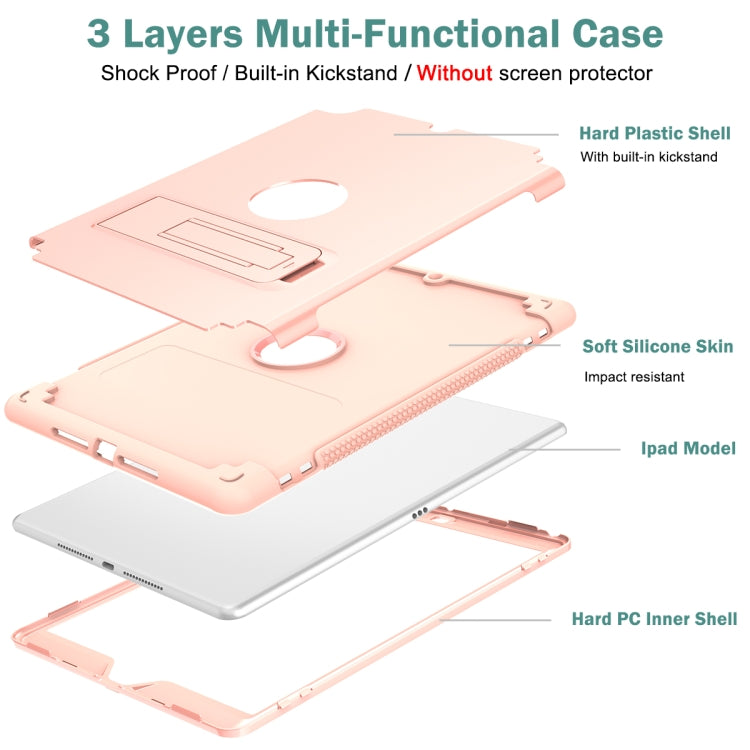 PC+Silicone Holder Tablet Case, For iPad 9.7 2018 / 2017