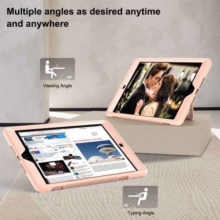 PC+Silicone Holder Tablet Case, For iPad 9.7 2018 / 2017
