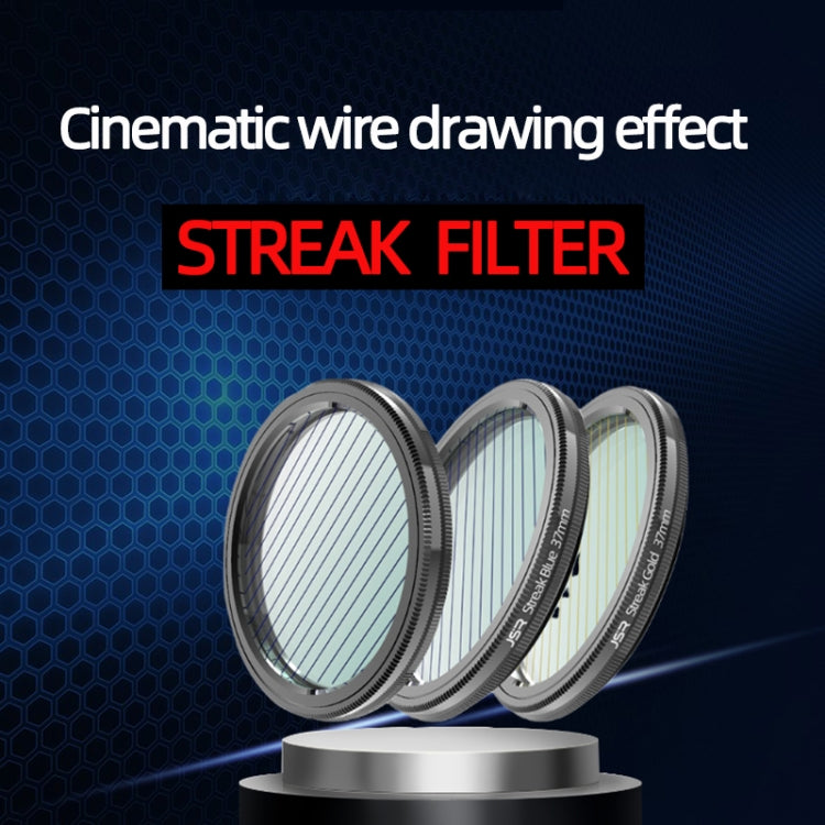 JSR Starlight Drawing Camera Lens Filter, Size:52mm(Streak Blue)