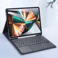 DUX DUCIS Bluetooth Keyboard Leather Case with Touchpad & Smart Sleep Function For iPad Pro 12.9 2020/2021/2022(Black)