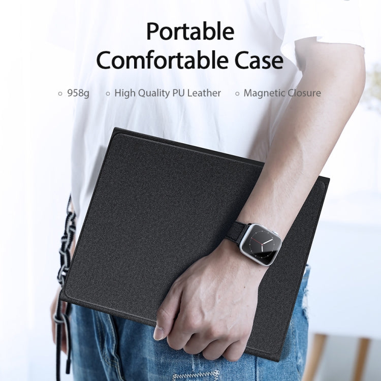 DUX DUCIS Bluetooth Keyboard Leather Case with Touchpad & Smart Sleep Function For iPad Pro 12.9 2020/2021/2022(Black)