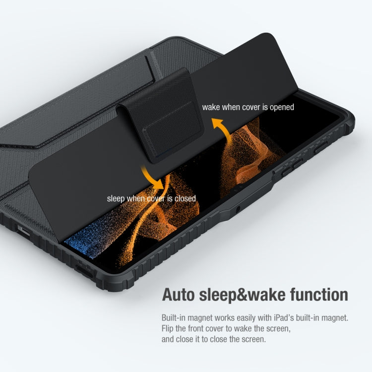 NILLKIN Bumper Pro Camshield Tablet Leather Case, For Samsung Galaxy Tab S8