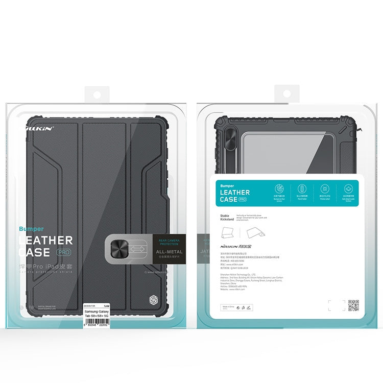 NILLKIN Bumper Pro Camshield Tablet Leather Case, For Samsung Galaxy Tab S8