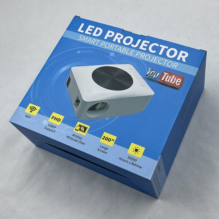 Y2 1280x720P 80ANSI Mini LCD LED Smart Projector, Plug Tpye:EU Plug