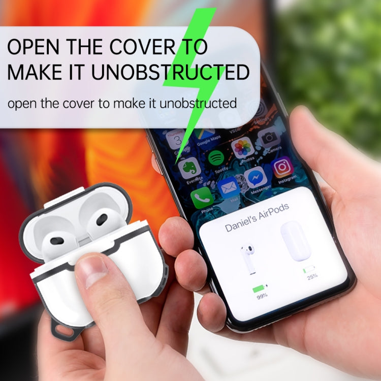 RedPepper TPU + PC Shockproof Case For AirPods 3(White)
