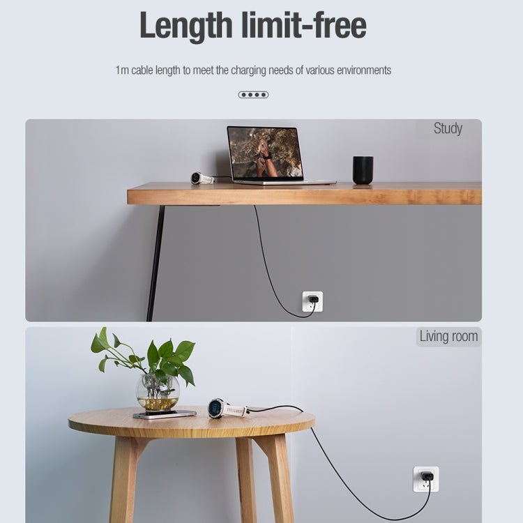 Smart Watch Charging Data Cable for Garmin, Cable Length: 1m