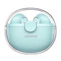 USAMS BU12 TWS Half In-Ear Bluetooth 5.1 Wireless Earphones, USAMS BU12