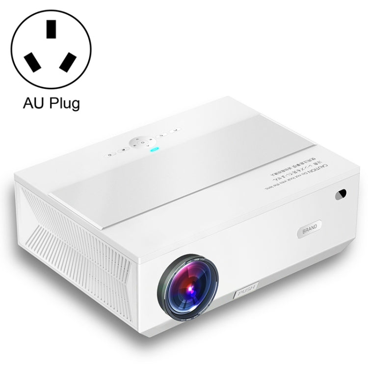 E600S 1920x1080P 400ANSI LCD LED Smart Projector, Same Screen Version, Plug Type:AU Plug
