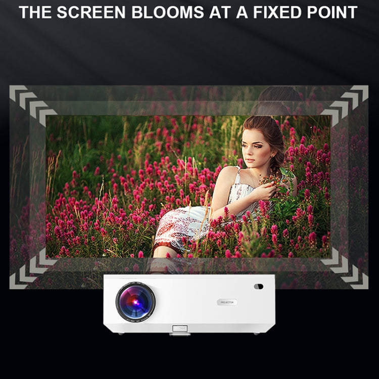 E600S 1920x1080P 400ANSI LCD LED Smart Projector, Same Screen Version, Plug Type:AU Plug