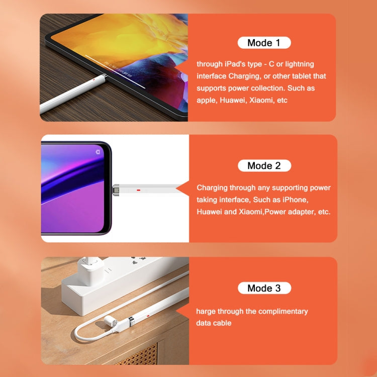 JD50 Bluetooth Active Stylus Pencil with Palm Rejection for iPad After 2018 Version