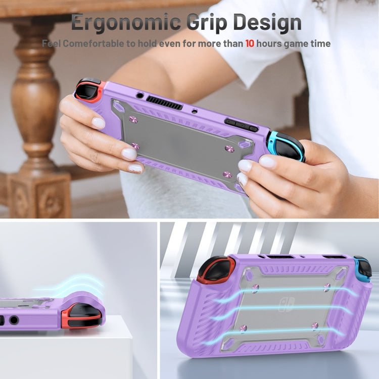 Game Handle Gamepad TPU+PC Protective Case for Switch OLED