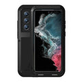 LOVE MEI Metal Shockproof Waterproof Dustproof Protective Phone Case, For Samsung Galaxy S22 Ultra 5G