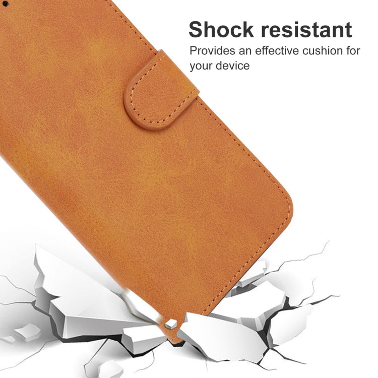 For ZTE Blade A72 5G 2022 Leather Phone Case(Brown)