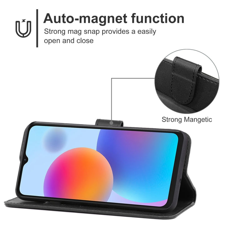 For ZTE Blade A72 5G 2022 Leather Phone Case(Black)