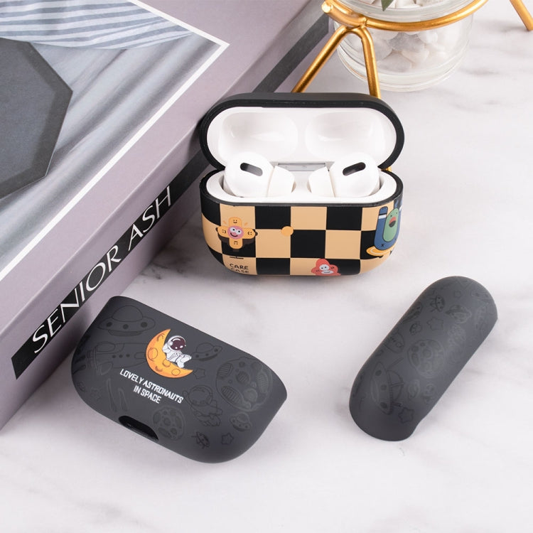 Wireless Earphone TPU Protective Case For AirPods Pro(White Meteorite Astronaut)