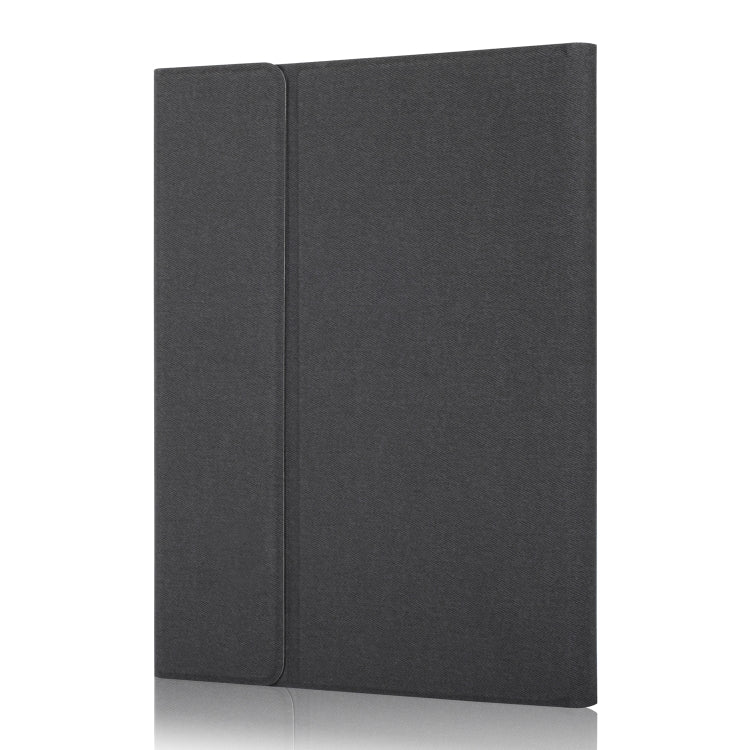 RK11L Aluminum Alloy Touch Bluetooth Keyboard Horizontal Flip Leather Tablet Case for iPad Pro 11 2020 / 2018 with Holder & Pen Slot(Black)