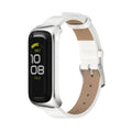 MIJOBS Metal Case Microfiber Leather Watch Band, For Samsung Galaxy Fit 2