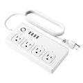 SM-SO301-U 2500W 4 Holes + 4 USB Smart Power Strip, US Plug, ZigBee 10A, WiFi 10A