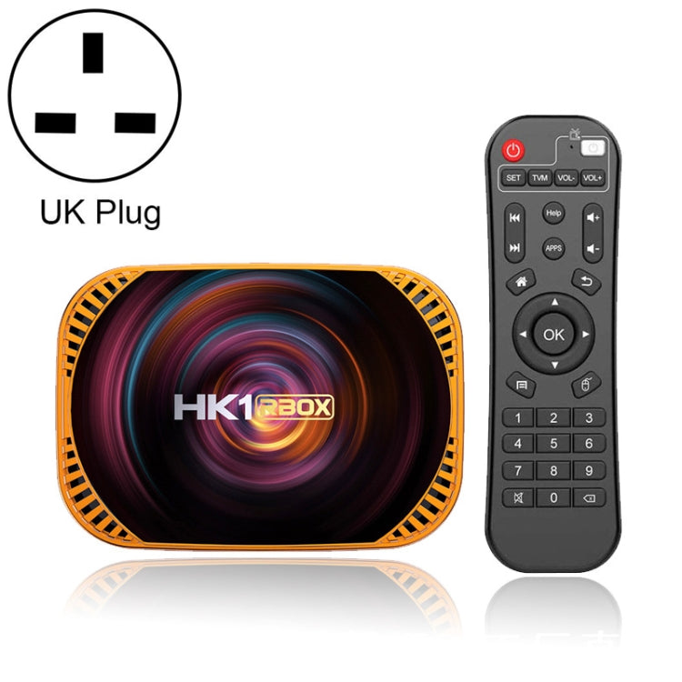 MECOOL HK1RBOX X4 4K TV Box, Android 11 Amlogic S905X4 CPU with RC 4GB+32GB(UK Plug)