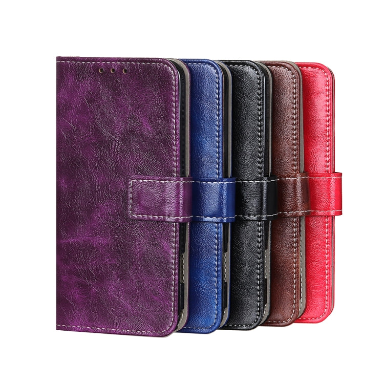 Retro Crazy Horse Texture Horizontal Flip Leather Case with Holder & Card Slots & Photo Frame & Wallet, For Galaxy XCover Pro, For Nokia 1.3