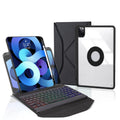 Z11BS Pen Slot Backlight Bluetooth Keyboard Leather Tablet Case, For iPad Pro 11 2021/2020/2018, For iPad Air 11 2025 / 2024 / Air 5 / Air 4, For iPad 10.2 2021/2020/2019